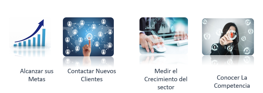 Beneficios SmartData - Alcanzar metas, contactar nuevos clientes, medir crecimiendo del sector, conocer competencia Beneficios SmartData - Alcanzar metas, contactar nuevos clientes, medir crecimiendo del sector, conocer competencia